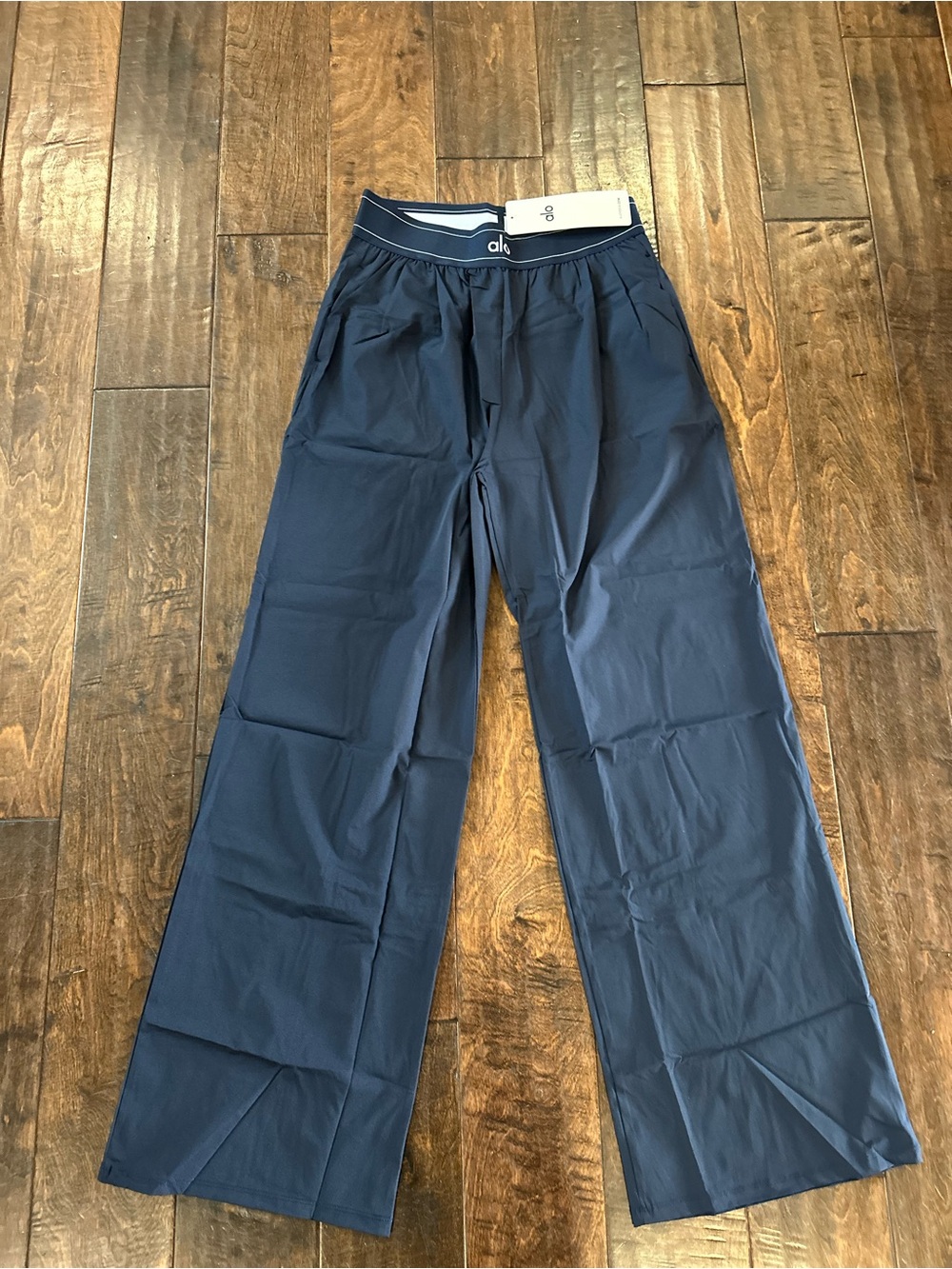 Yoga Woman’s Wide-Leg Navy Performance Pants